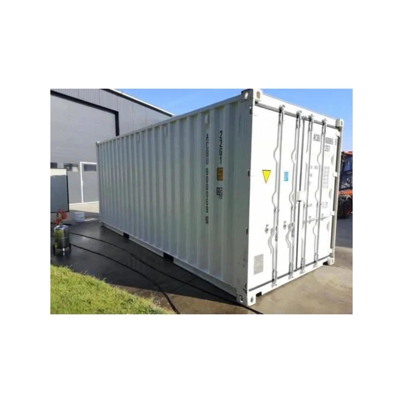 CONTENEDOR MARÍTIMO DE 20 PIES, BLANCO - NUEVO