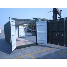 CONTENEDOR MARITIMO OPEN SIDE DE 20 PIES - SEMINUEVO