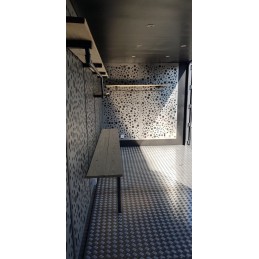 CONTENEDOR MARITIMO , 20 PIES LADO ABIERTO SECO "SHOP-BOX" - NUEVO