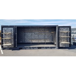 CONTENEDOR MARITIMO , 20 PIES LADO ABIERTO SECO "SHOP-BOX" - NUEVO