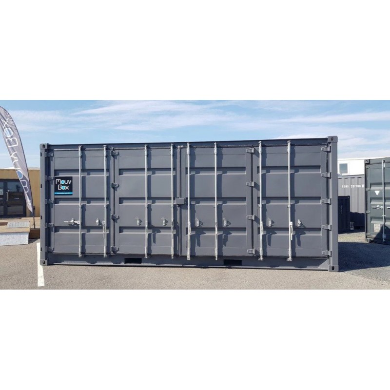CONTENEDOR MARITIMO , 20 PIES LADO ABIERTO SECO "SHOP-BOX" - NUEVO