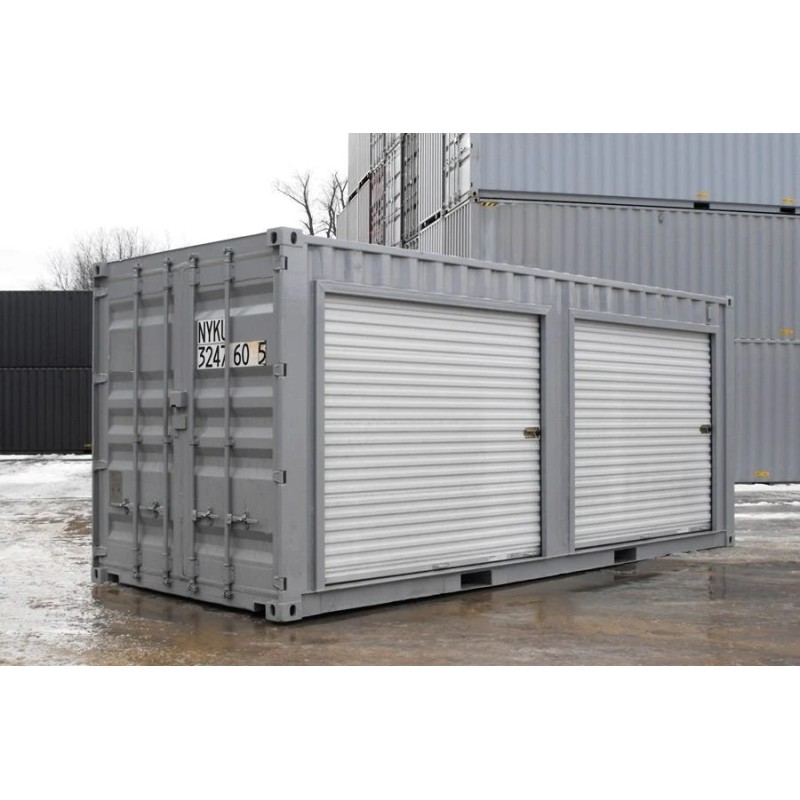 CONTENEDOR DE ALMACENAMIENTO DE 20 PIES CON 2 PUERTAS - NUEVO