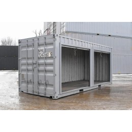 CONTENEDOR DE ALMACENAMIENTO DE 20 PIES CON 2 PUERTAS - NUEVO