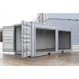 CONTENEDOR DE ALMACENAMIENTO DE 20 PIES CON 2 PUERTAS - NUEVO