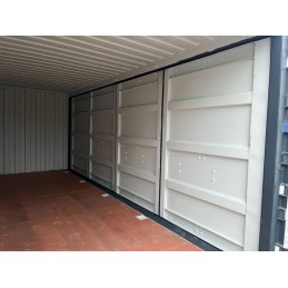 CONTENEDOR MARÍTIMO DE LADO ABIERTO RAL 20 - NUEVO