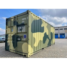 CONTENEDOR DE TRANSPORTE CAMUFLAJE DE 20 PIES - NUEVO