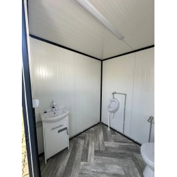 CONTENEDOR SANITARIO 2,00 x 2,00 M CON INODORO Y URINARIO