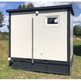 Contenedor sanitario + WC + ducha + cisterna