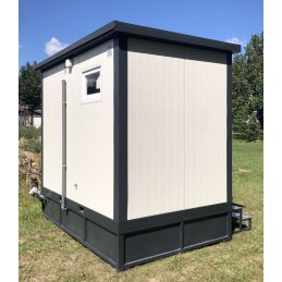 Contenedor sanitario + WC + ducha + cisterna