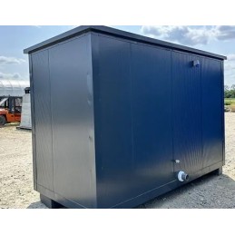 Contenedor Sanitario 3 Cabinas (WC, Urinario + Caldera, Ducha)