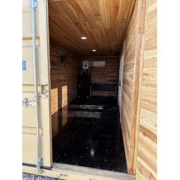 Contenedor de 20 pies Oficina Solar Off Grid