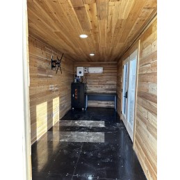 Contenedor de 20 pies Oficina Solar Off Grid