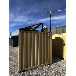 Contenedor de 20 pies Oficina Solar Off Grid