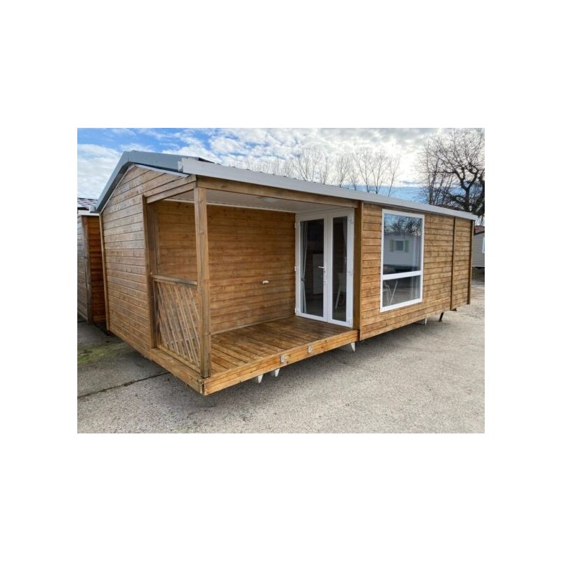 Casas Contenedoras IRM con Terraza de Madera