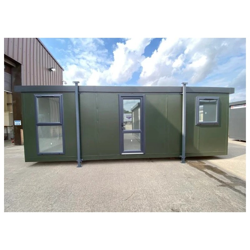 Cabaña Jackleg de 24 pies x 10 pies (Cabaña de obra)