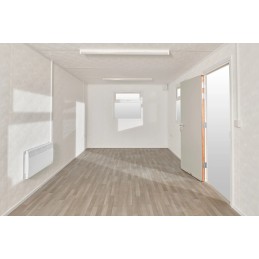 Cabaña Jackleg de 24 pies x 10 pies (Cabaña de obra)