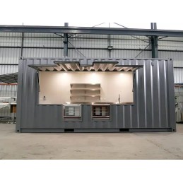 Cafetería Personalizada con Vitrina Expositora