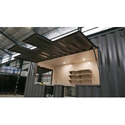 Cafetería Personalizada con Vitrina Expositora