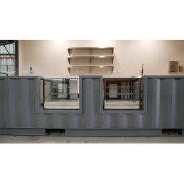 Cafetería Personalizada con Vitrina Expositora