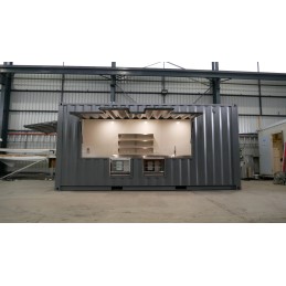 Cafetería Personalizada con Vitrina Expositora