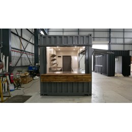 Cafetería Personalizada con Vitrina Expositora