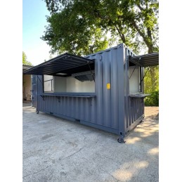 Contenedor para bar / food truck / restaurante / quiosco / pizzería / guinguette / snack bar